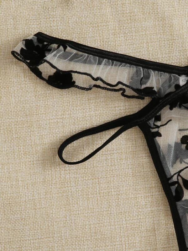 Productos de llegada Ropa interior sexy Ropa interior transparente sexy de dos piezas