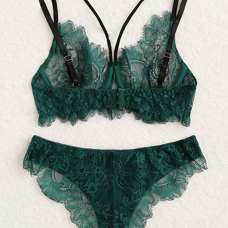 Sexy Underwear Lace Embroidery Lace Sexy Lingerie Set