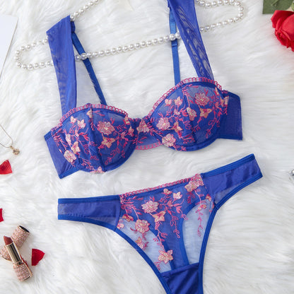 French Romantic Sexy Passion Mesh Perspective Sexy Lingerie