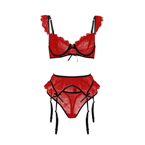 Sexy Lingerie Autumn Winter Lace Sexy Lingerie Piece Suit Cute