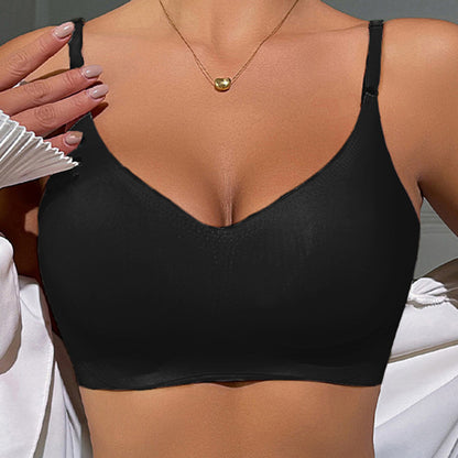 Sexy Lingerie Seamless Back Shaping Bra Women Wireless Small Chest Push Up Breast Holding Anti Sagging Sports Bra