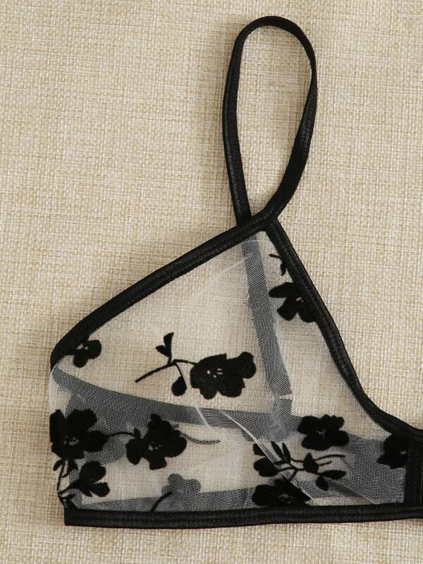 Productos de llegada Ropa interior sexy Ropa interior transparente sexy de dos piezas