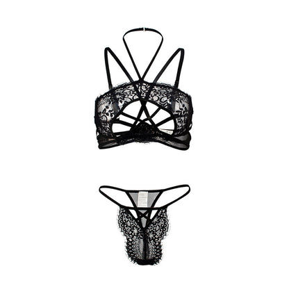 Sexy Lingerie Backless Lace Lace Sexy Two Piece Suit Bed Flirting For Women