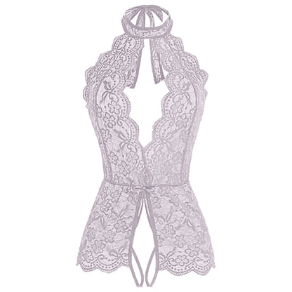 Lingerie sexy grande taille Body dos nu en dentelle sexy Vêtements de nuit sexy