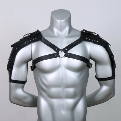 Gay Chest Harness Belts Leather Men Clothes Punk Rave Body Harness Straps Male  Lingerie
