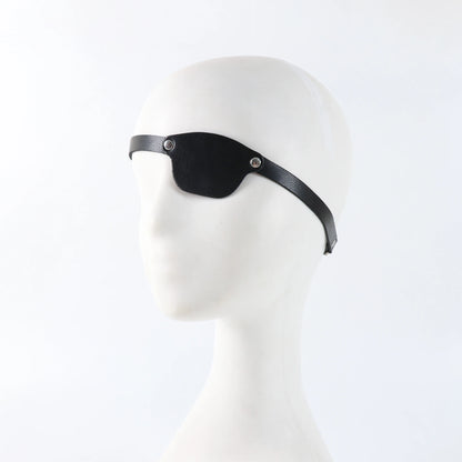 Medieval Personalized Fashion Leather One Eye Mask Role Cosplay Plays Prop Supplies Party Ball For Adult