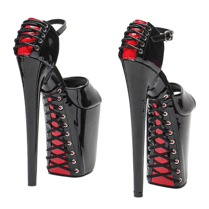 23CM/9inches New Peep Toe High Heels sandals Pole Dance Shoes Stripper Heels Party Show Stage Platform Women Sandals 1BZ