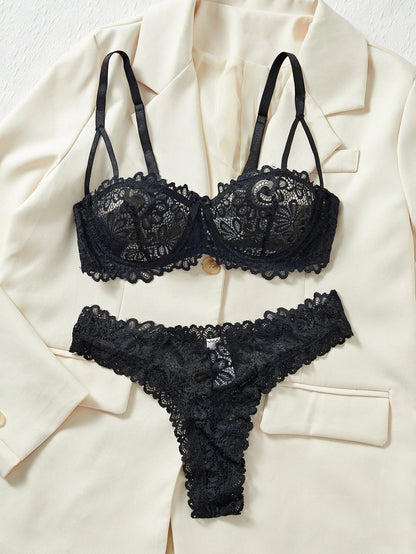 Ellolace Sexy Lingеrie Set 18 Fancy Women Underwear See Through Push Up Bra Onlyfans Kit Bilizna Exotic Sets Ensemble Intimate