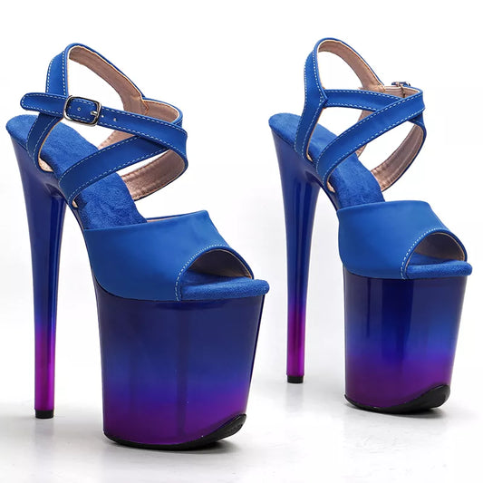 8Inch/20cm Women's Platform Sandals  party High Heels Shoes Pole Dancing Shoes