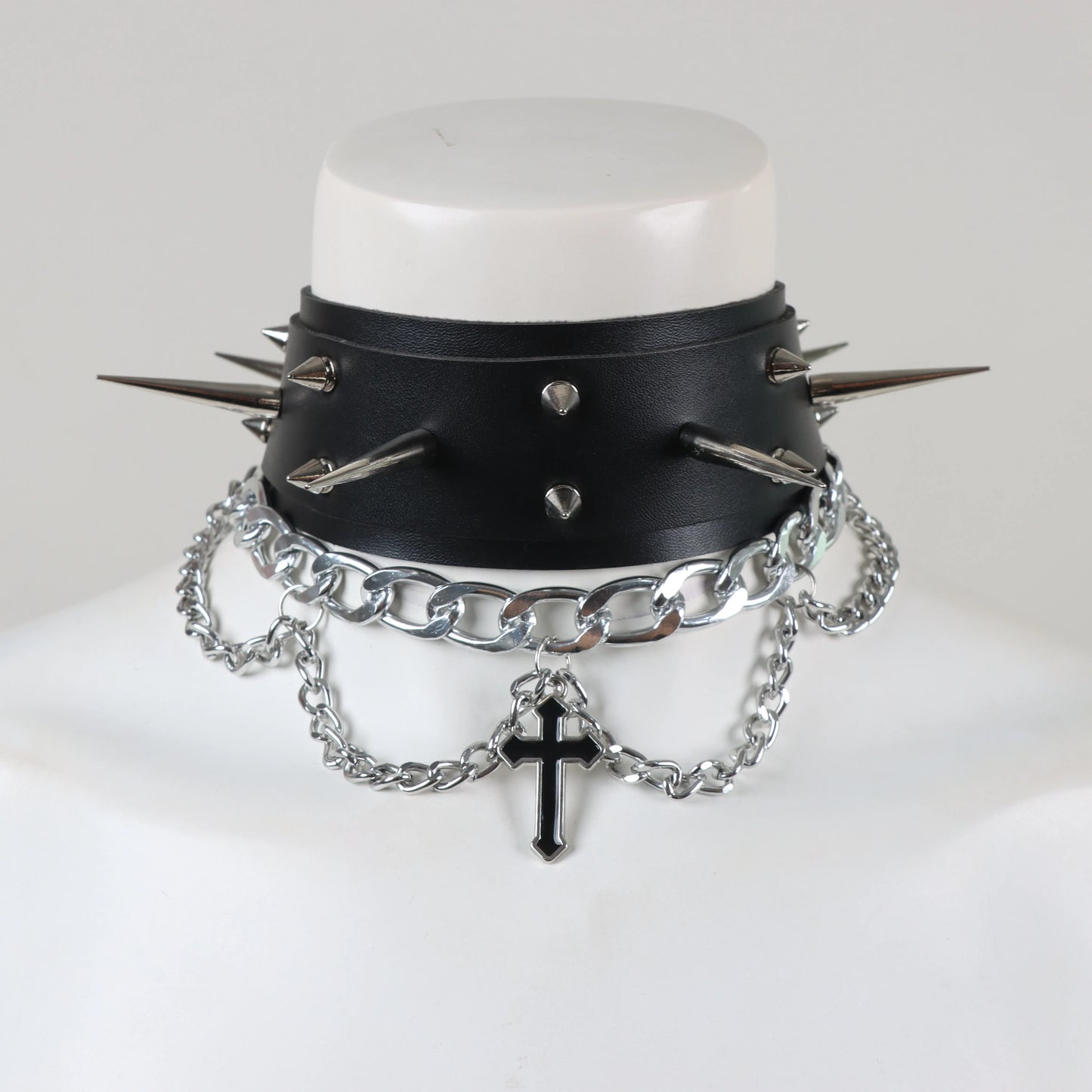 Gothic Leather  Women Harness Collar Necklaces Fashion Body  Party Punk Rave Harajuku Cosplay  Accessories