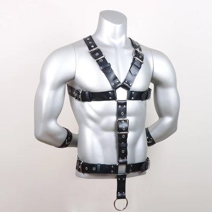 Body  Harness Men  Leather Lingerie ual Chest Harness Belt Strap Punk Rave  Costumes for Adult