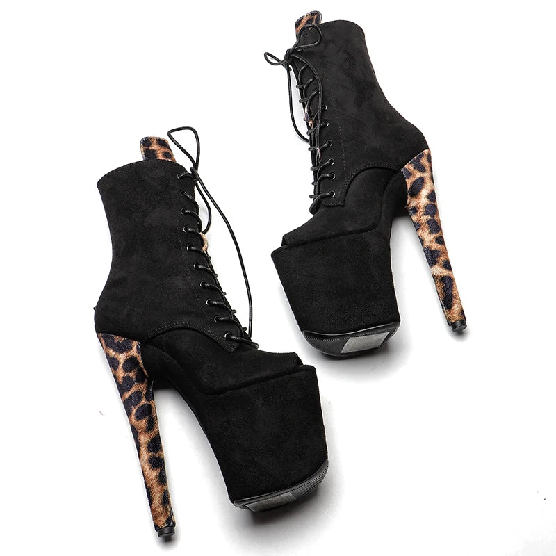20CM/8inch color matching  Exotic fashion  high heel Nightclub Stage platform Pole Dance boot 3B