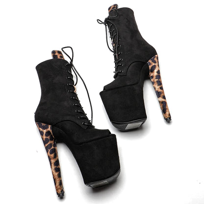 20CM/8inch color matching  Exotic fashion  high heel Nightclub Stage platform Pole Dance boot 3B