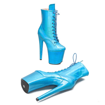 20CM/8Inch Women's Platform disco party High Heels Shoes Pole Dance boot