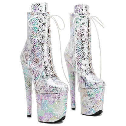 20CM/8inches Pole dancing shoes High Heel platform Pole Dance boot