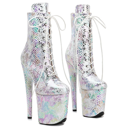 20CM/8inches Pole dancing shoes High Heel platform Pole Dance boot