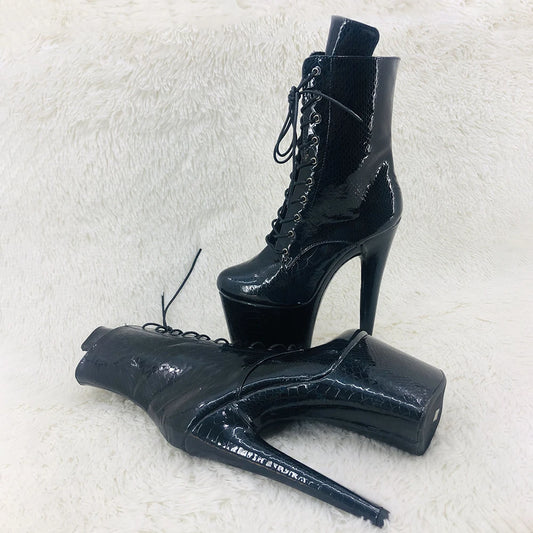 20CM/8inches y ankle boot  High Heel waterproof platform  Pole Dance boot