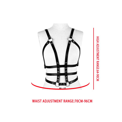 Fashion Harness belt Harness Corset Leather Lingerie  Lingerie Body Harness  Clothing Gothic Suspenders for Women