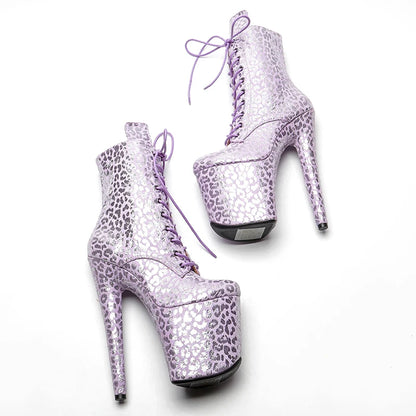 20CM/8inch  Exotic fashion  high heel Nightclub Stage platform Pole Dance boot club show 3B