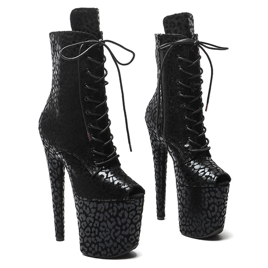 20CM/8inch  Exotic fashion  high heel Nightclub Stage platform Pole Dance boot club show 3B