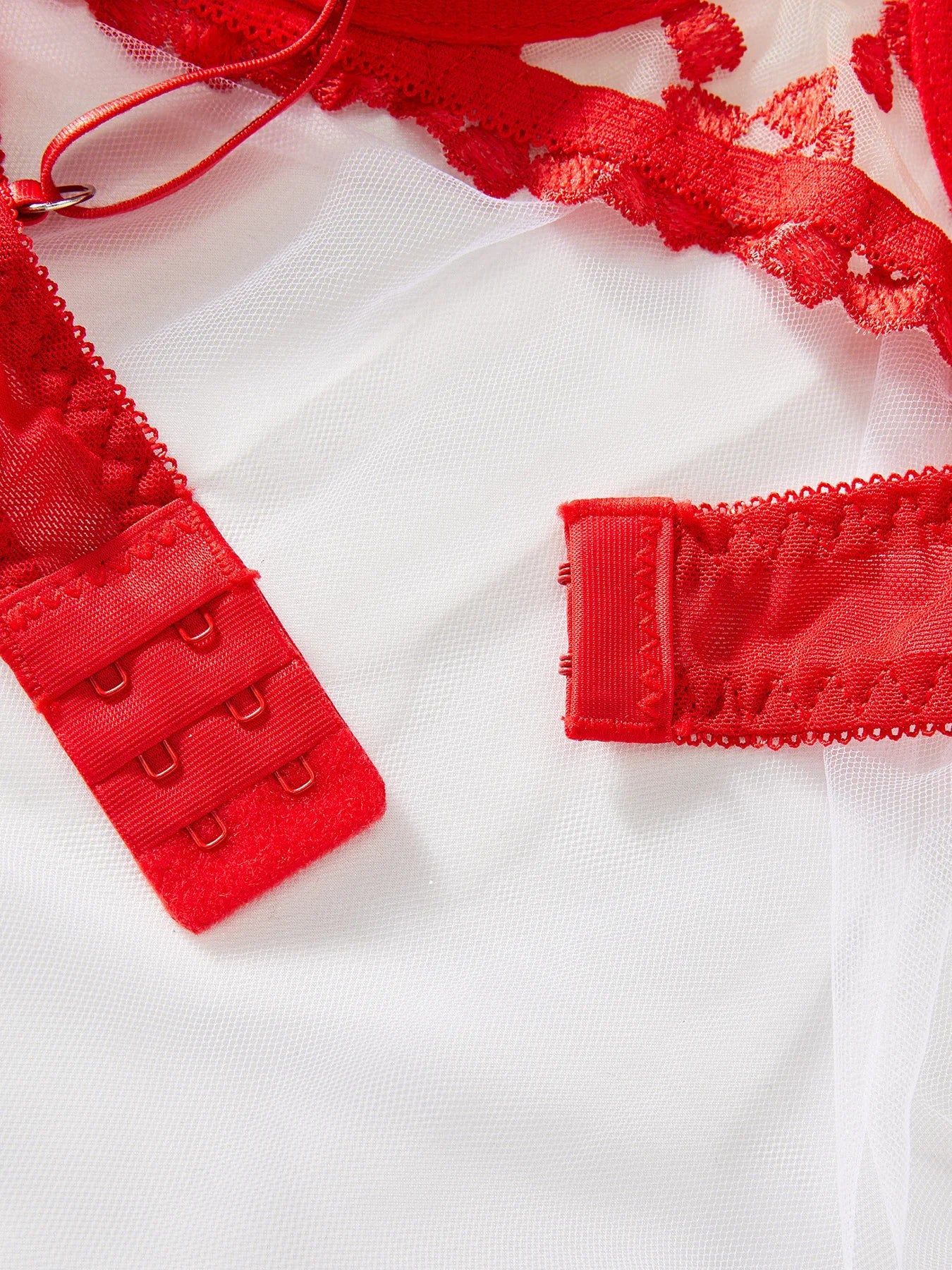 Ellolace Lingerie Women's Underwear Sexy And Hot Heart Embroidery Transparent Bra Attractive Chest Sensual Costumes Uncensored