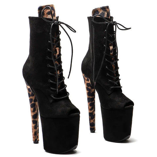 20CM/8inch color matching  Exotic fashion  high heel Nightclub Stage platform Pole Dance boot 3B