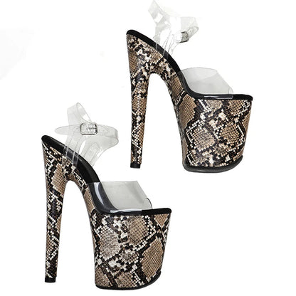 8Inch/20cm Women's Platform party High Heels Shoes Pole Dancing Shoes