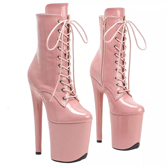 Shinny Patent  20CM/8Inch  Platform disco party Pole Dance boot