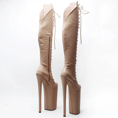 26CM/10inches  Matte PU  y exotic High Heel platform party shoes Pole Dance boot
