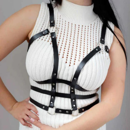 Fashion Harness belt Harness Corset Leather Lingerie  Lingerie Body Harness  Clothing Gothic Suspenders for Women
