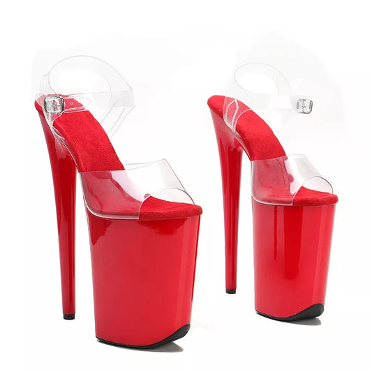 23CM/9inches PVC upper  Platform y  High Heels Sandals Pole Dance shoes