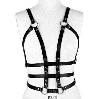Fashion Harness belt Harness Corset Leather Lingerie  Lingerie Body Harness  Clothing Gothic Suspenders for Women