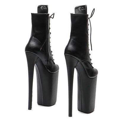 26CM/10inches Matte PU Upper y exotic High Heel platform party shoes Pole Dance boot
