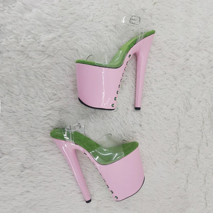 8Inch/20cm PVC upper Women's Platform Sandals  party High Heels Shoes Pole Dance Shoes