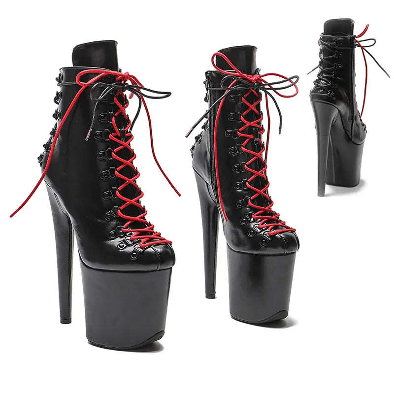20CM/8inch matte upper  Exotic fashion  high heel Nightclub Stage platform Pole Dance boot 3B