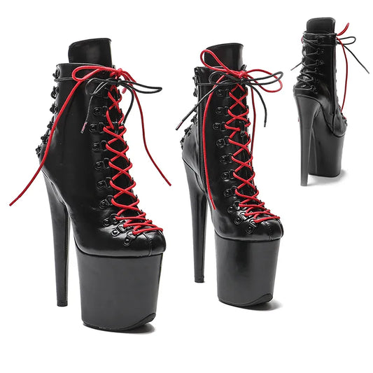 20CM/8inch matte upper  Exotic fashion  high heel Nightclub Stage platform Pole Dance boot 3B