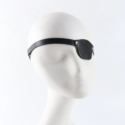 Medieval Personalized Fashion Leather One Eye Mask Role Cosplay Plays Prop Supplies Party Ball For Adult