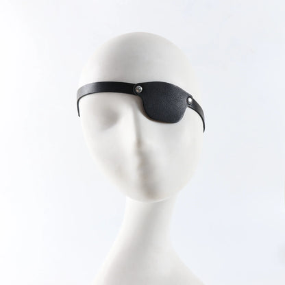 Medieval Personalized Fashion Leather One Eye Mask Role Cosplay Plays Prop Supplies Party Ball For Adult