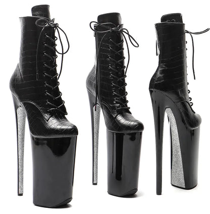 26CM/10inches PU Upper y exotic High Heel platform party shoes Pole Dance boot