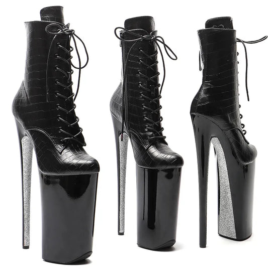 26CM/10inches PU Upper y exotic High Heel platform party shoes Pole Dance boot