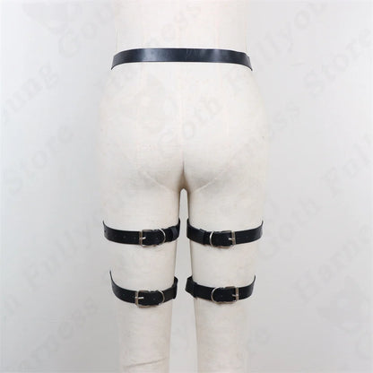 Leg Belt Men Harness Belts Gay Body  Lingerie Gay Clothing for Gay  Rave PU Leather  Club Lingerie for Gay Men