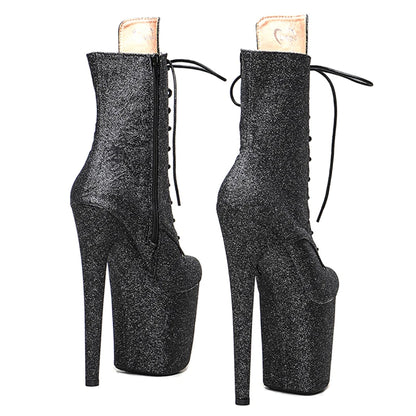 20CM/8Inch Women's Platform disco party High Heels Shoes Pole Dance boot