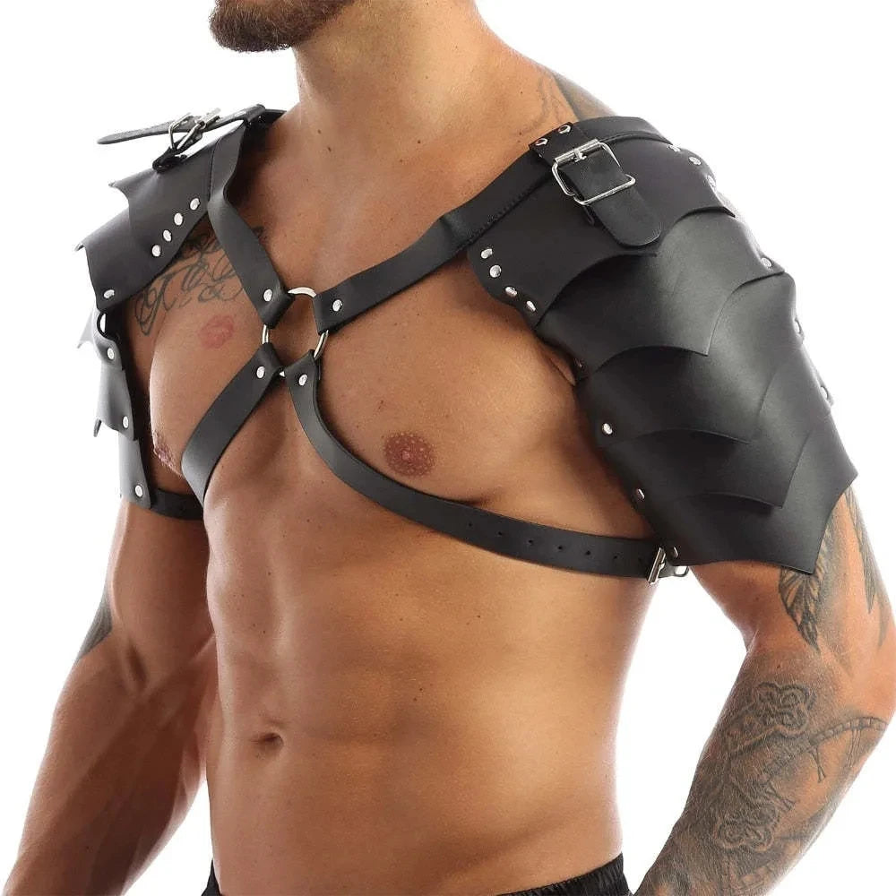 Gay Chest Harness Belts Leather Men Clothes Punk Rave Body Harness Straps Male  Lingerie