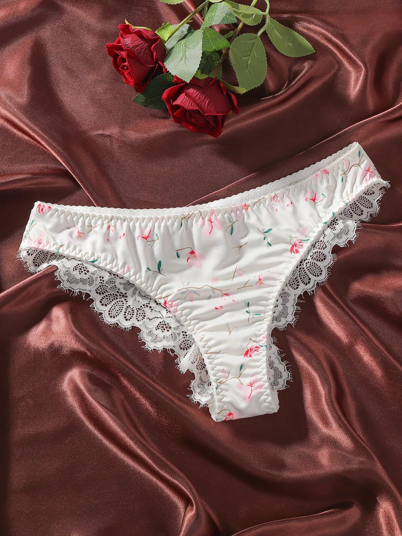Ellolace Floral Lace Lingerie Seamless Underwear Sexy Intimate Push up Bra Exotic Sets Call Of The See Through Lace Panties