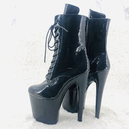 20CM/8inches y ankle boot  High Heel waterproof platform  Pole Dance boot