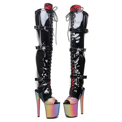 high heel boot covers shoe set long boot cover
