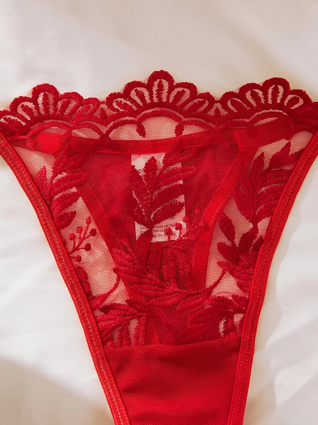 Ellolace Erotic Lingerie With Lace Transparent Embroidered Sexy Costumes Uncensored Wedding Intimate Push Up Bra 2-Piece Set