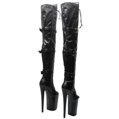 23CM/9inches Matte Upper Women New Design y Extreme High Heel   Lap Dancing Stripper Shoes Platform boot 5K