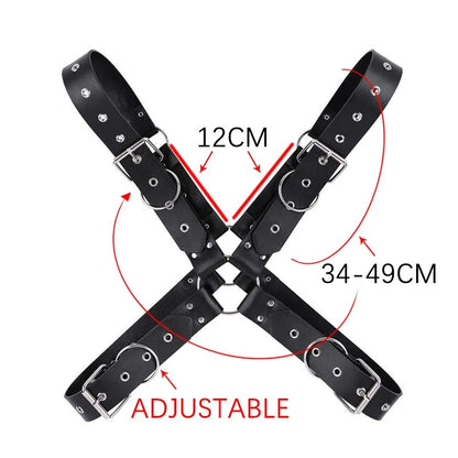 Men Harness Belts  Gay Clothing for  Rave ual PULeather Chest Adjustable  Gay Body  Cage Harness Lingerie