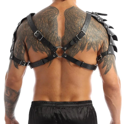 Gay Chest Harness Belts Leather Men Clothes Punk Rave Body Harness Straps Male  Lingerie